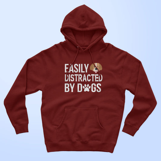 Easily Distracted By Dogs Unisex Hoodie - Soul & Peace