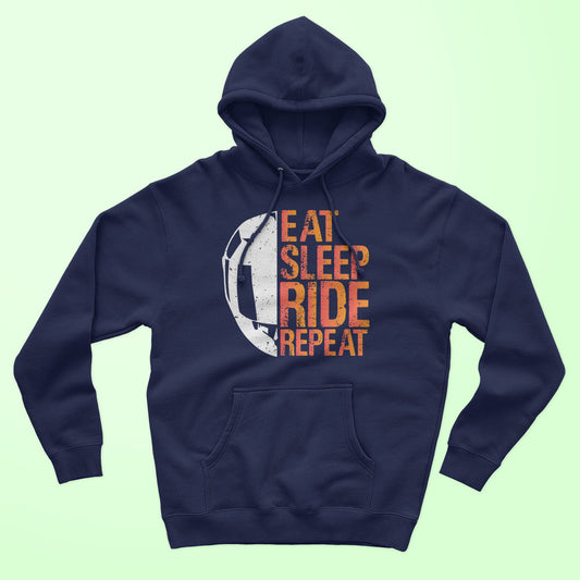 Eat Sleep Ride Repeat Unisex Hoodie - Soul & Peace