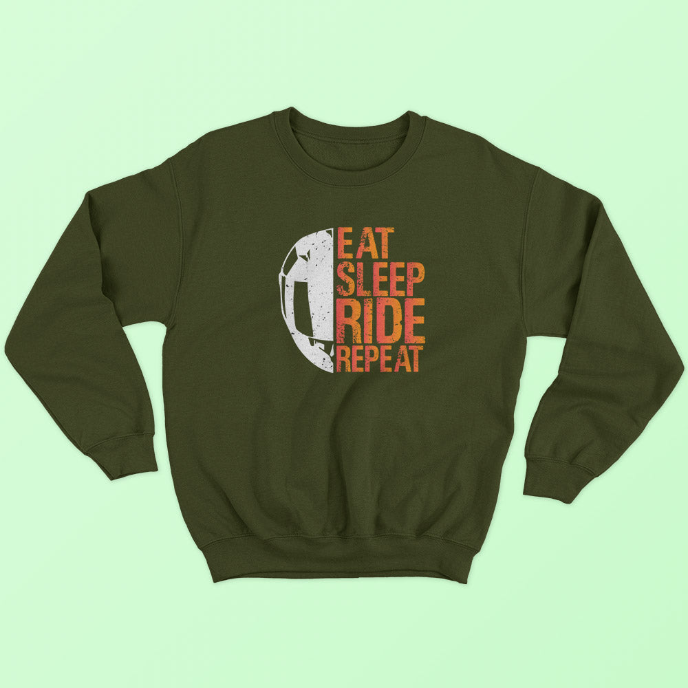 Eat Sleep Ride Repeat Sweatshirt
