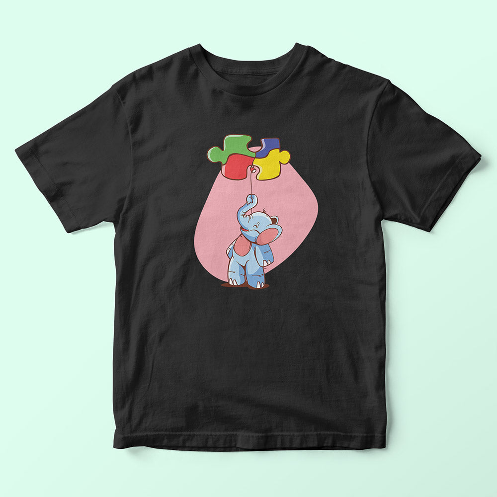 Elephant And Ballon Kids T-Shirt