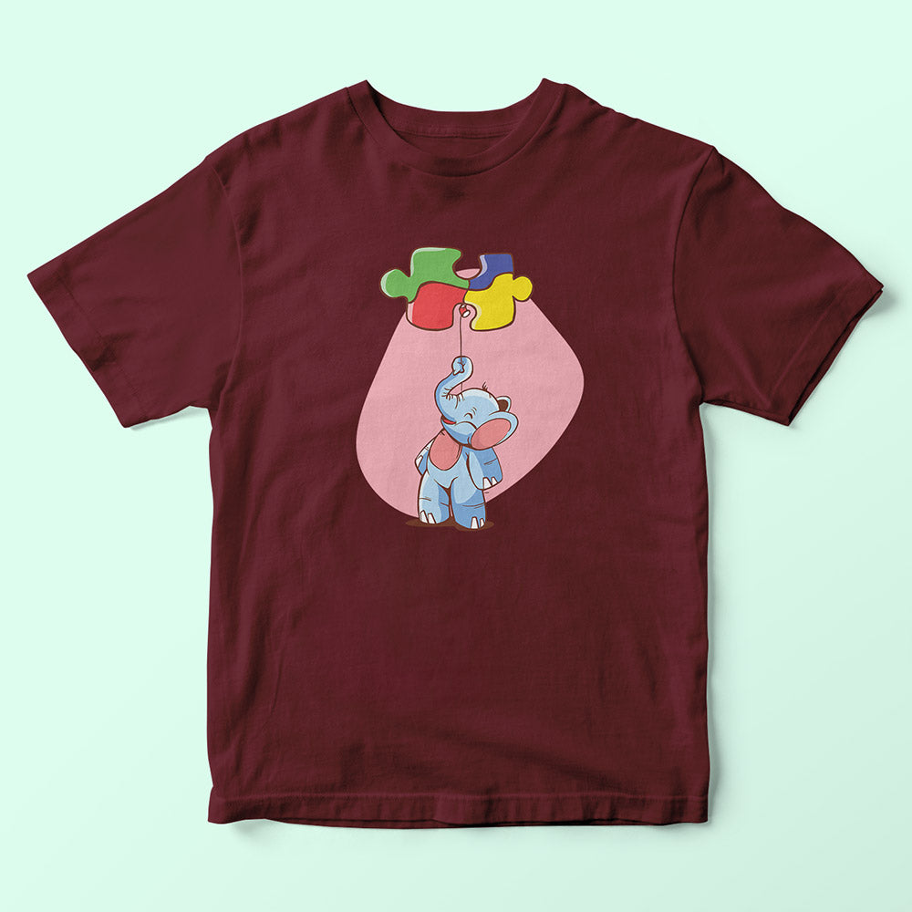 Elephant And Ballon Kids T-Shirt