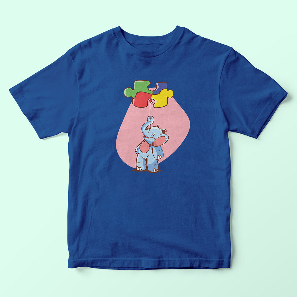 Elephant And Ballon Kids T-Shirt