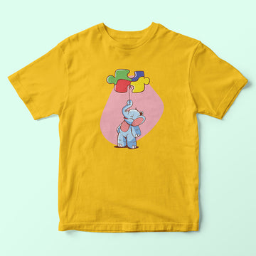 Elephant And Ballon Kids T-Shirt