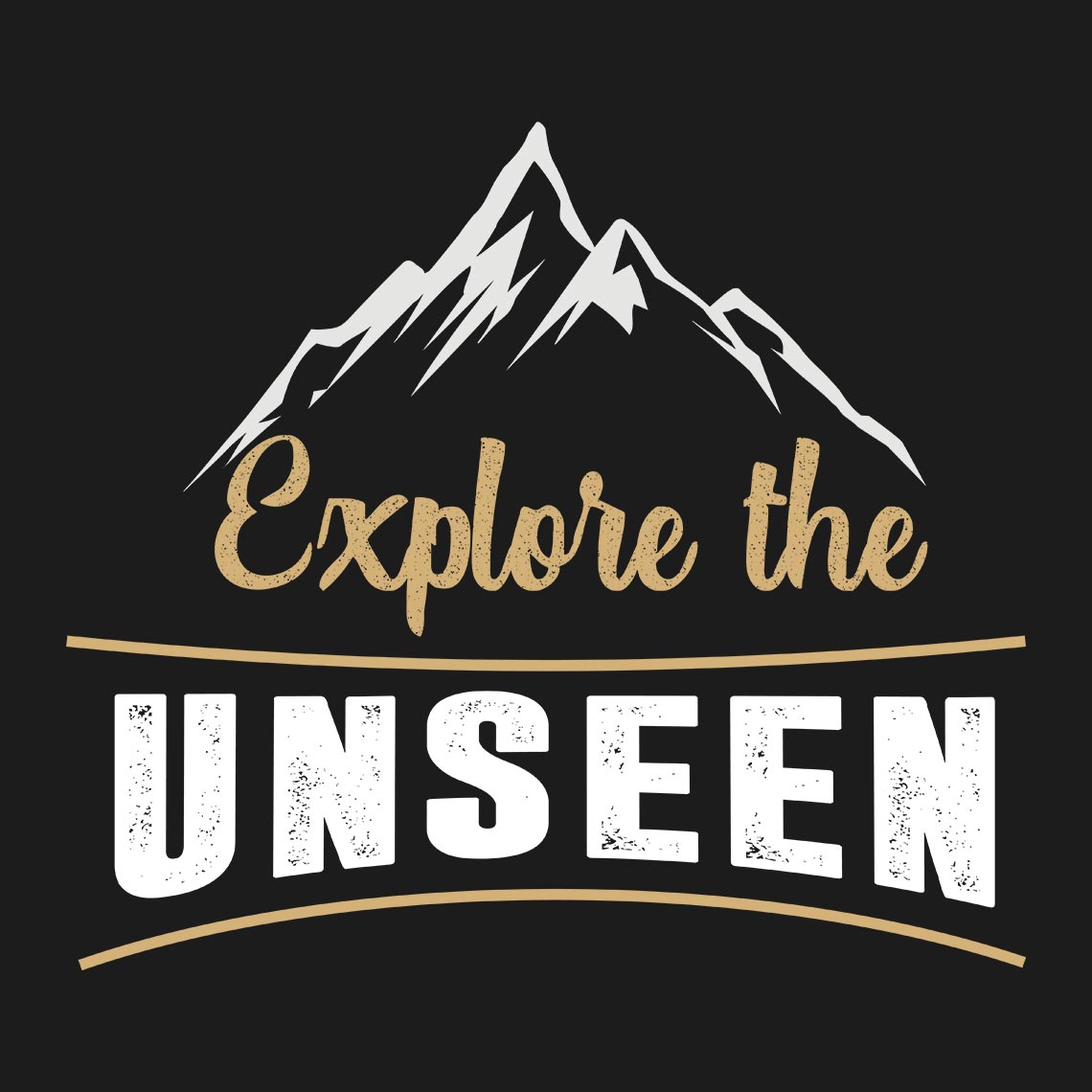 Explore The Unseen Half Sleeve T-Shirt