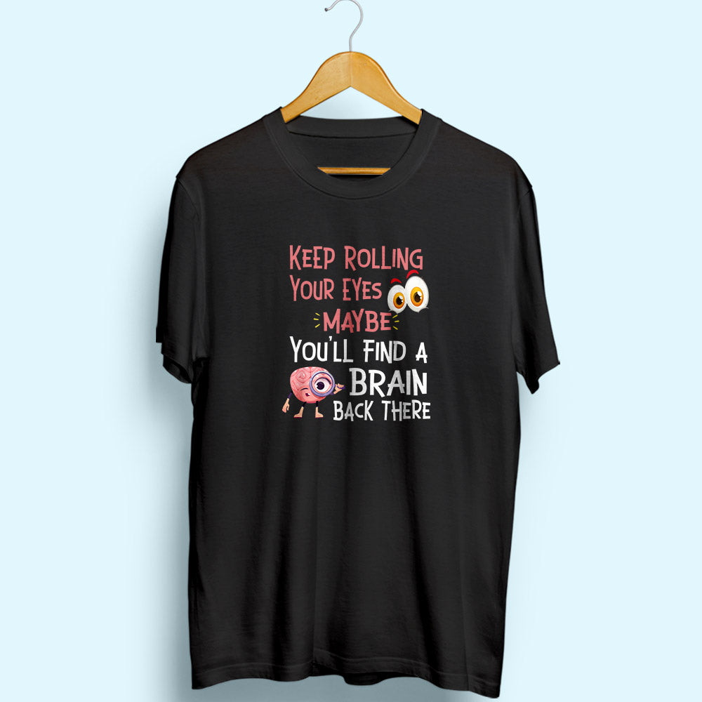 Find A Brain Half Sleeve T-Shirt - Soul & Peace