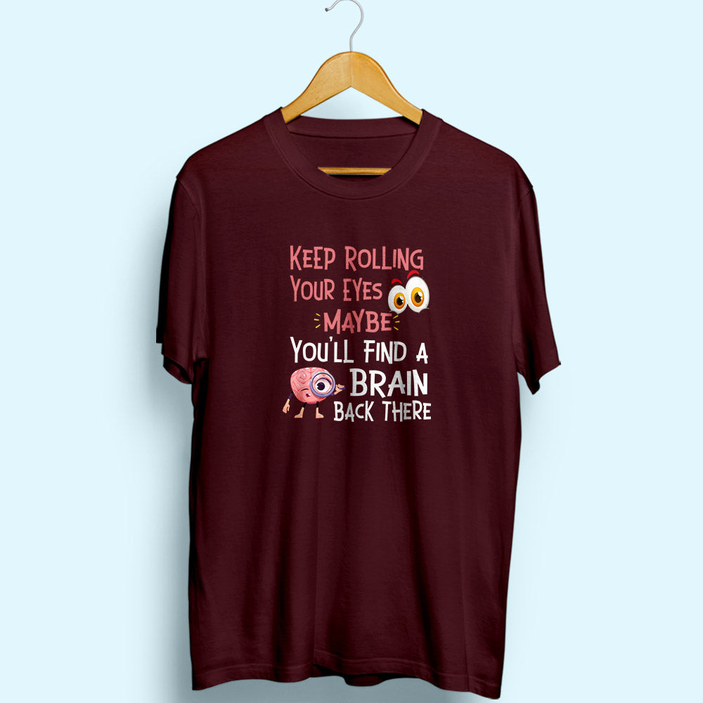 Find A Brain Half Sleeve T-Shirt - Soul & Peace