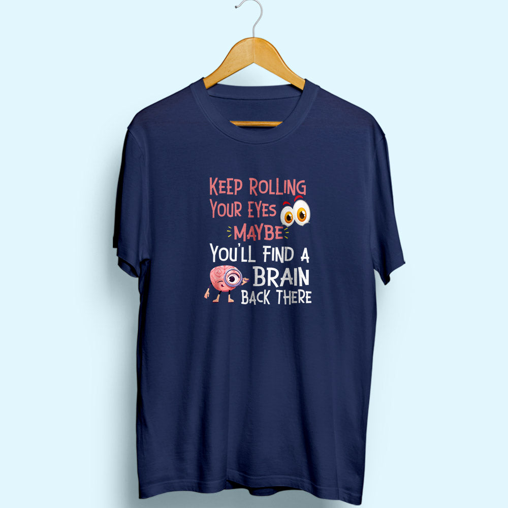 Find A Brain Half Sleeve T-Shirt - Soul & Peace