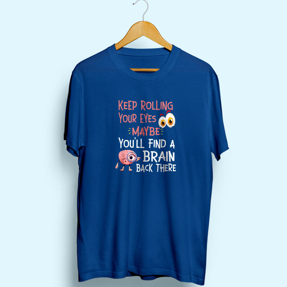 Find A Brain Half Sleeve T-Shirt - Soul & Peace