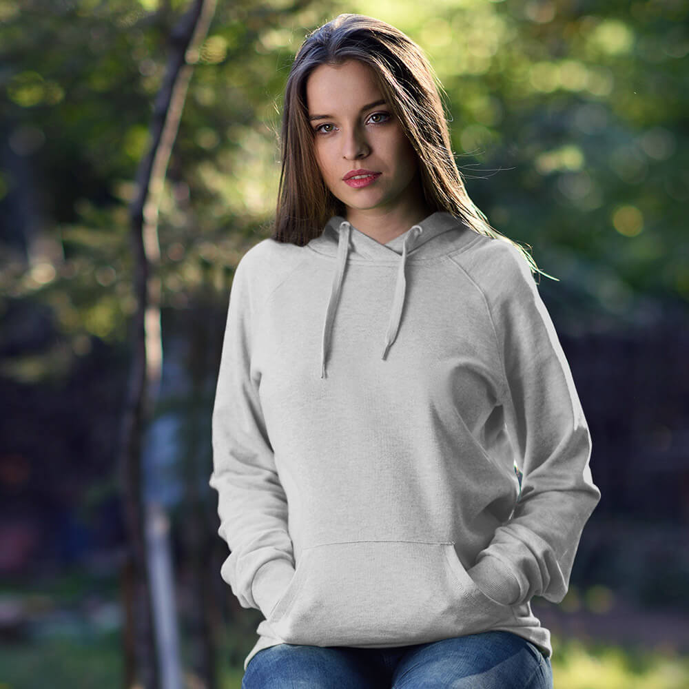 Solid: Grey Heather Hoodie - Soul & Peace
