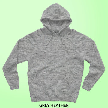 Solid: Grey Heather Hoodie - Soul & Peace