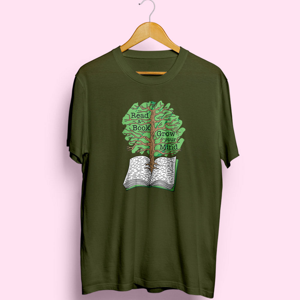 Grow Your Mind Half Sleeve T-Shirt - Soul & Peace