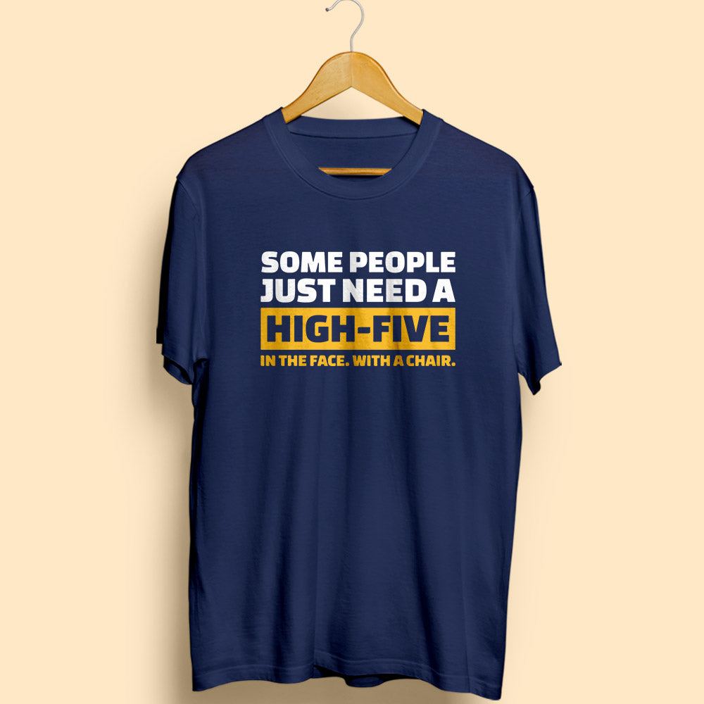 High Five Half Sleeve T-Shirt