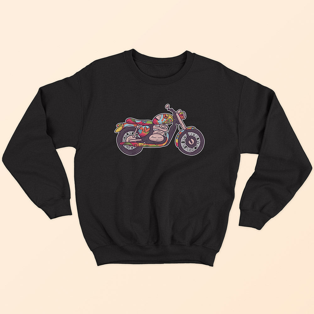 Hippie Bike Sweatshirt - Soul & Peace