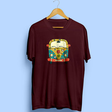Hippie Van Half Sleeve T-Shirt
