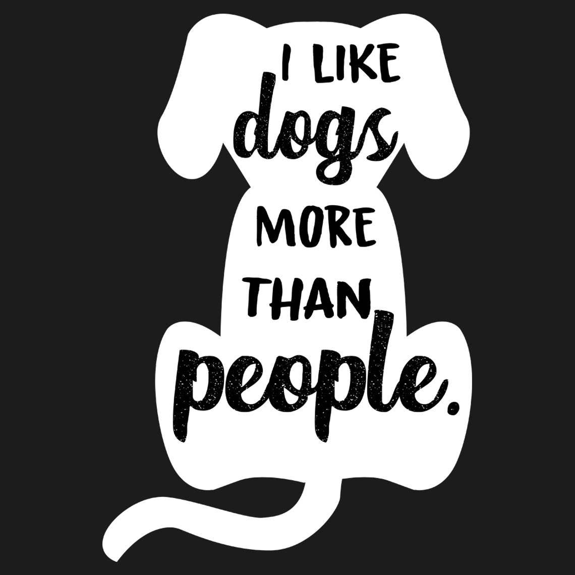 I Like Animals More Than People Print Tank Top Pet Lovers