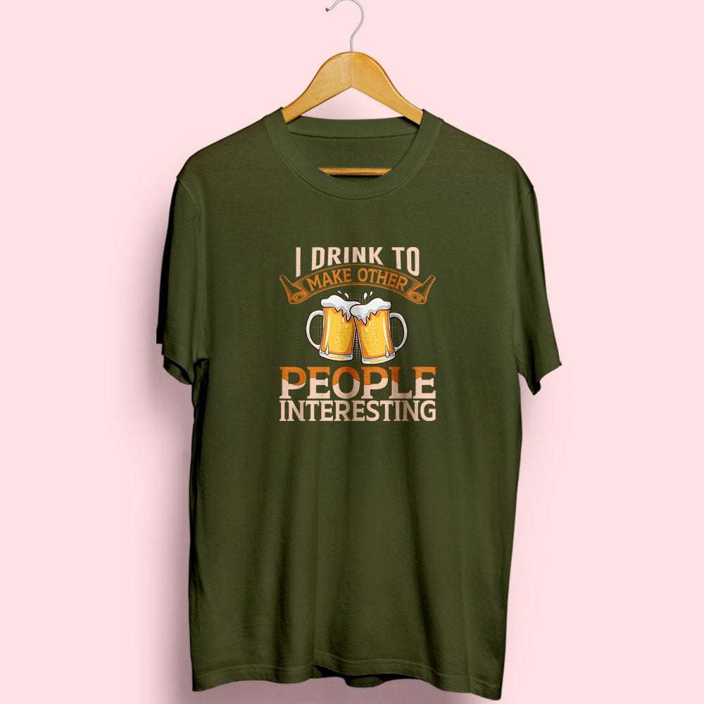 I Drink Half Sleeve T-Shirt - Soul & Peace