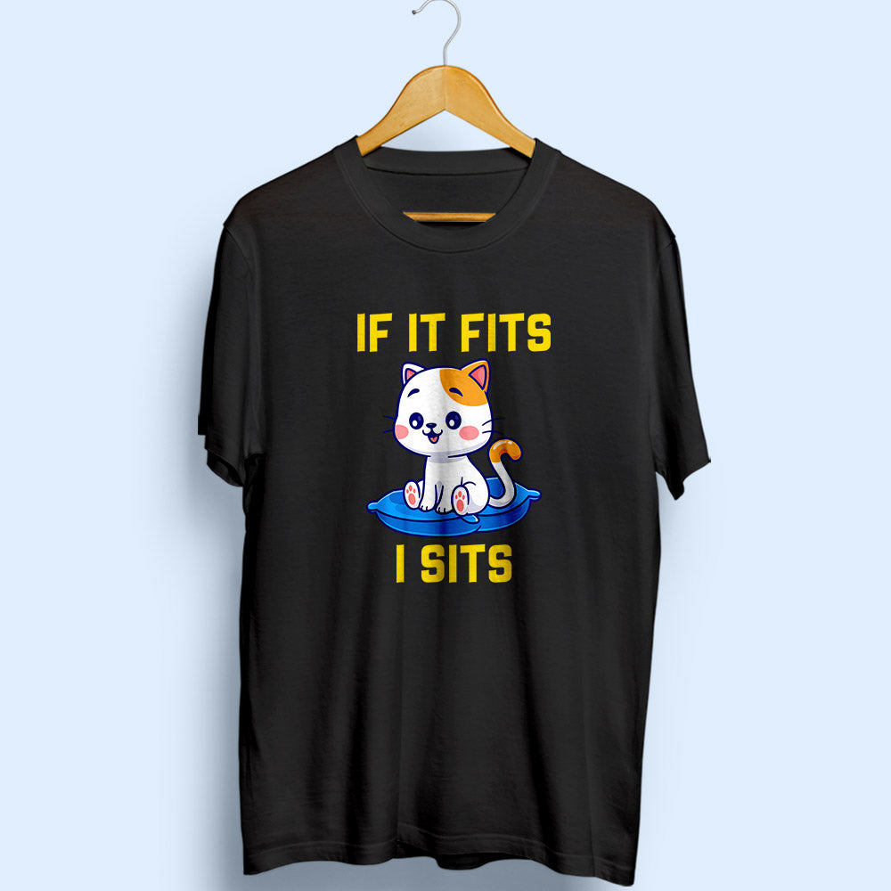 I Sits Half Sleeve T-Shirt