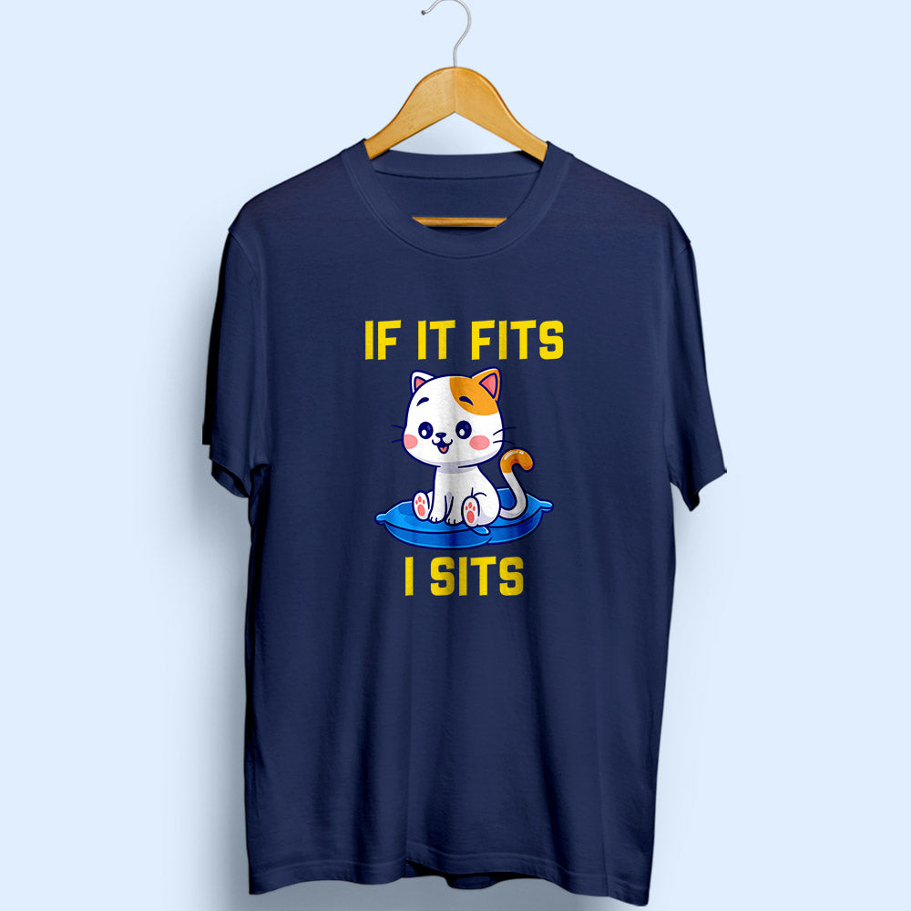 I Sits Half Sleeve T-Shirt