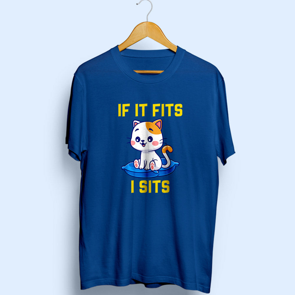 I Sits Half Sleeve T-Shirt