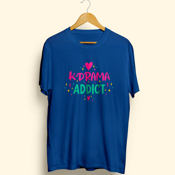 Kdrama Addiction Binge Watching Korean Drama #3 T-Shirt by Toms Tee Store -  Pixels