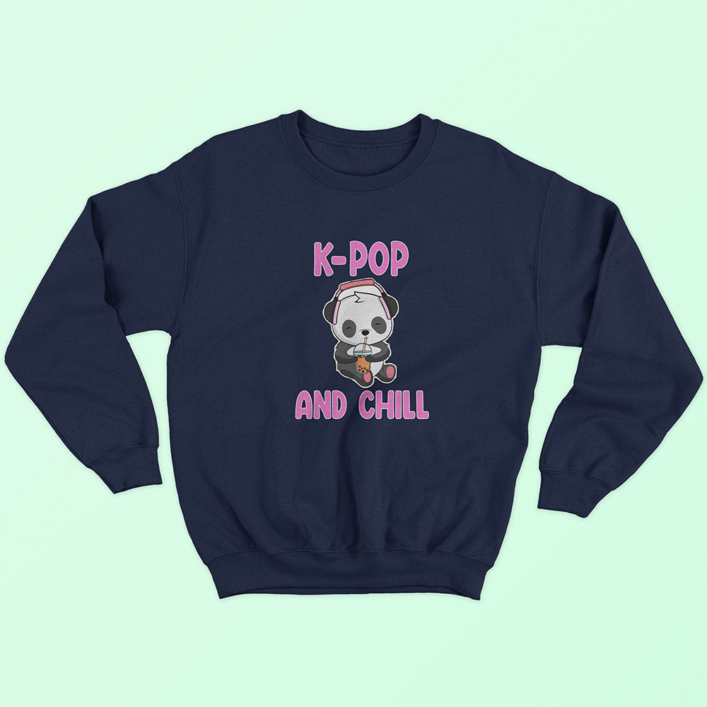K-Pop and Chill Sweatshirt - Soul & Peace