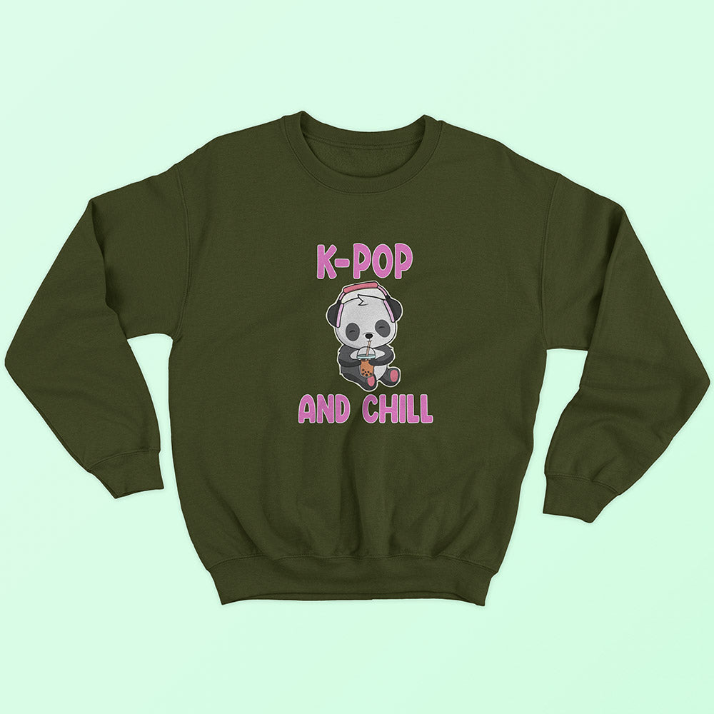 K-Pop and Chill Sweatshirt - Soul & Peace