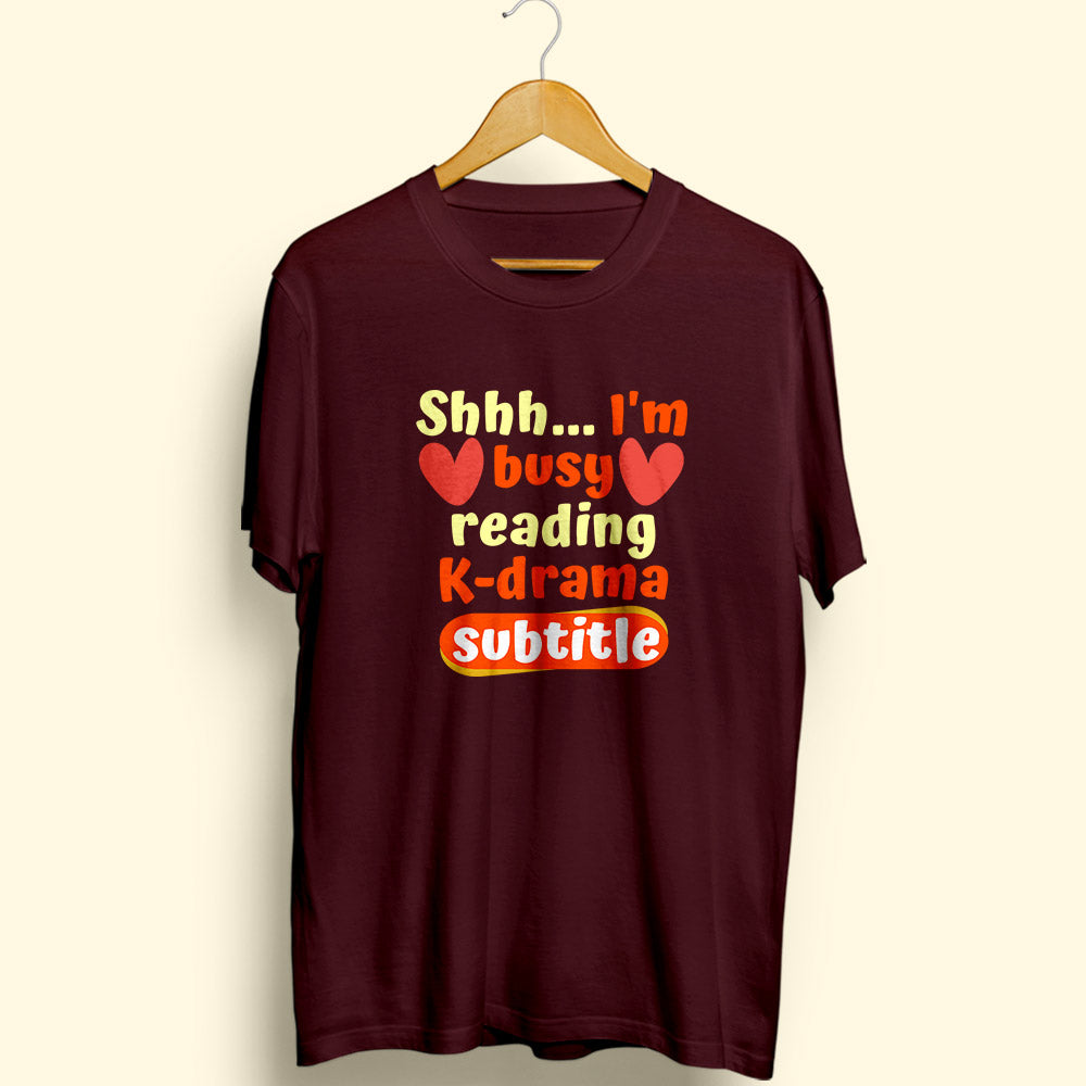 K-Drama Subtitle Half Sleeve T-Shirt - Soul & Peace