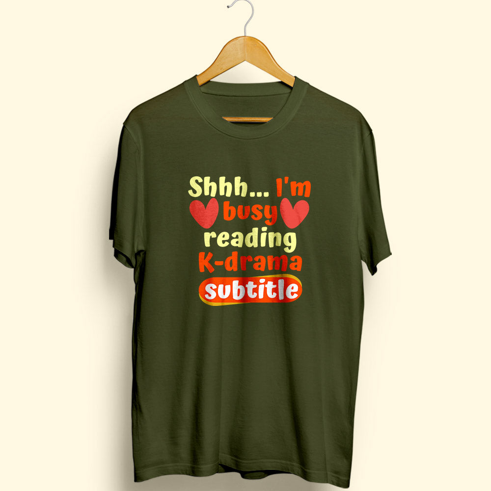K-Drama Subtitle Half Sleeve T-Shirt - Soul & Peace