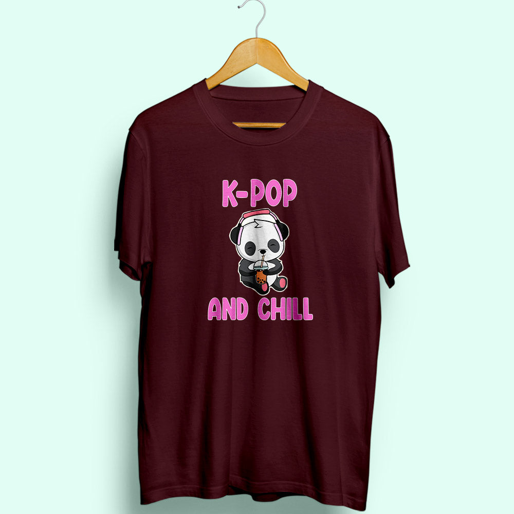 K-Pop and Chill Half Sleeve T-Shirt - Soul & Peace