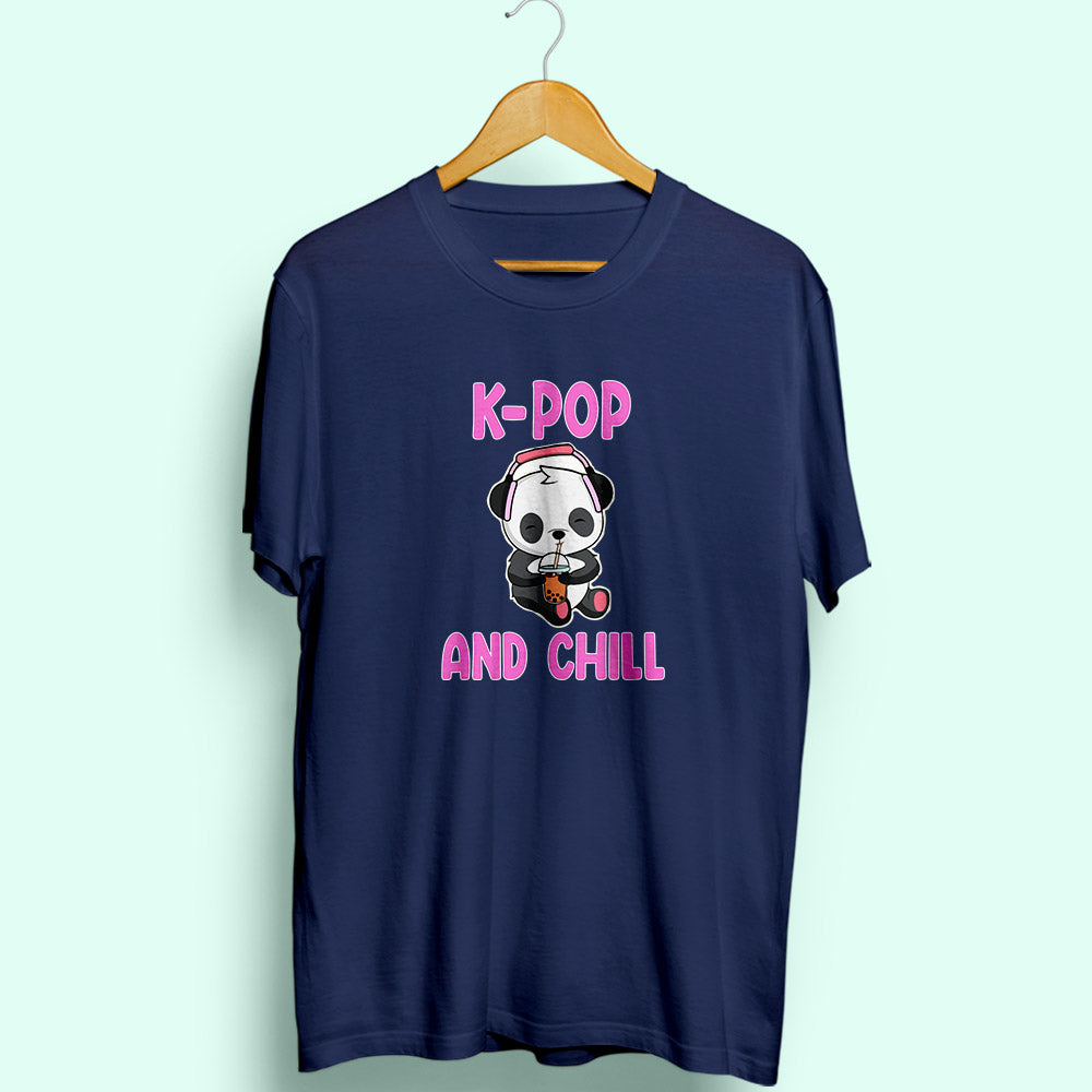 K-Pop and Chill Half Sleeve T-Shirt - Soul & Peace