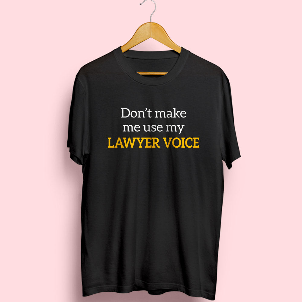 Lawyer Voice Half Sleeve T-Shirt - Soul & Peace