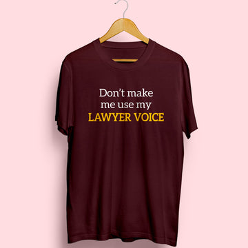 Lawyer Voice Half Sleeve T-Shirt