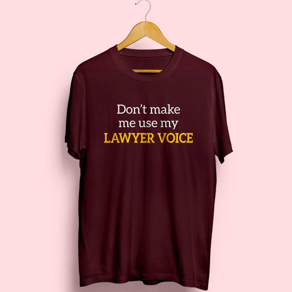 Lawyer Voice Half Sleeve T-Shirt - Soul & Peace