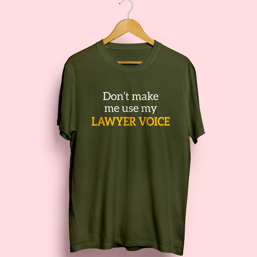 Lawyer Voice Half Sleeve T-Shirt - Soul & Peace