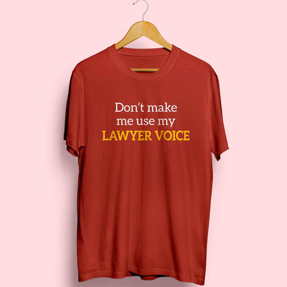 Lawyer Voice Half Sleeve T-Shirt - Soul & Peace