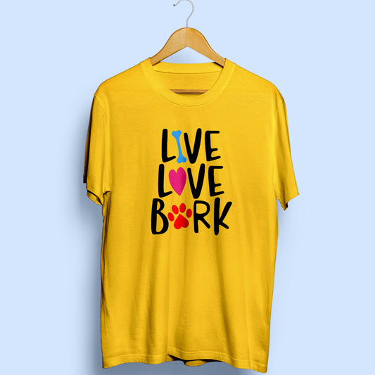 Live Love Bark Half Sleeve T-Shirt - Soul & Peace