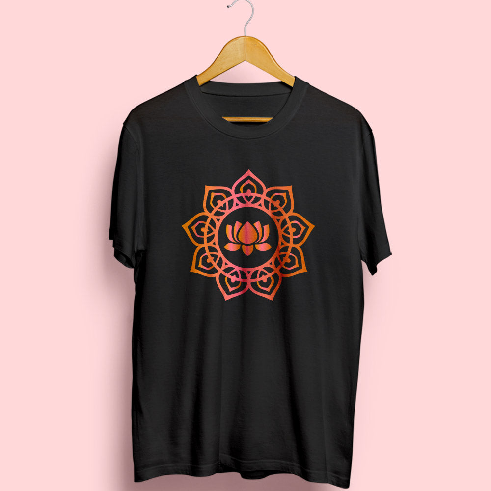 Lotus Half Sleeve T-Shirt - Soul & Peace