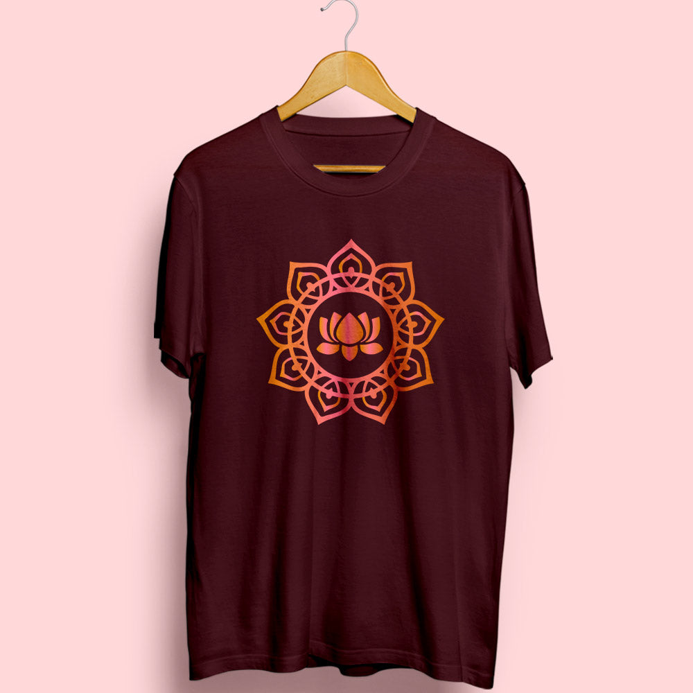 Lotus Half Sleeve T-Shirt - Soul & Peace