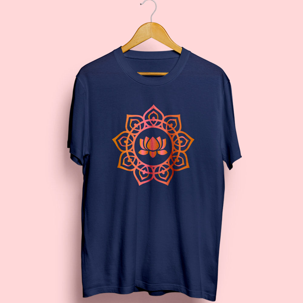 Lotus Half Sleeve T-Shirt - Soul & Peace