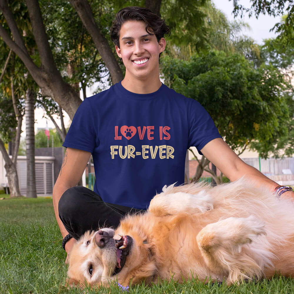 Love Is Fur-Ever Half Sleeve T-Shirt - Soul & Peace