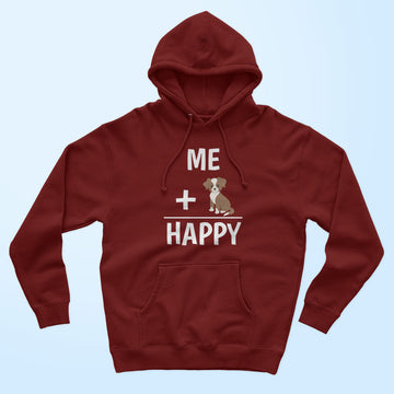 Me & Dog = Happy Unisex Hoodie