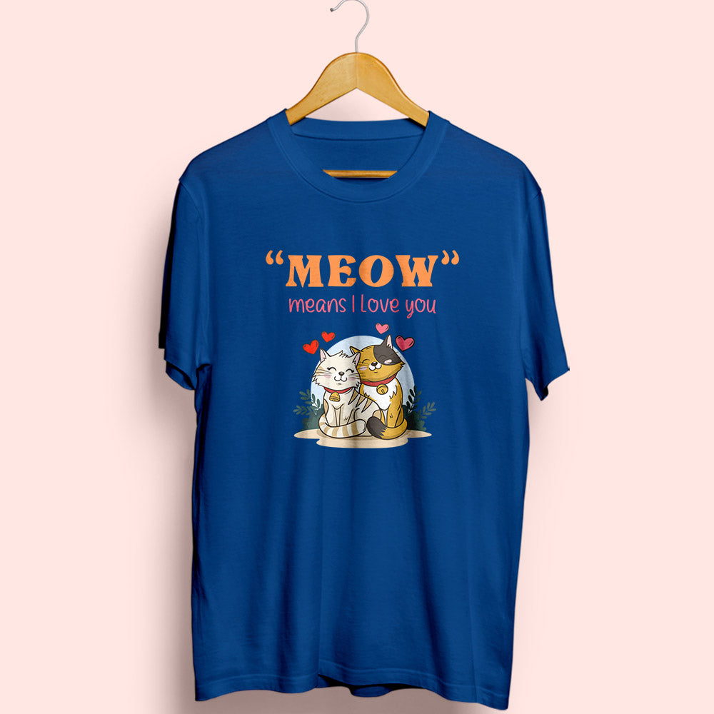 Meow Half Sleeve T-Shirt