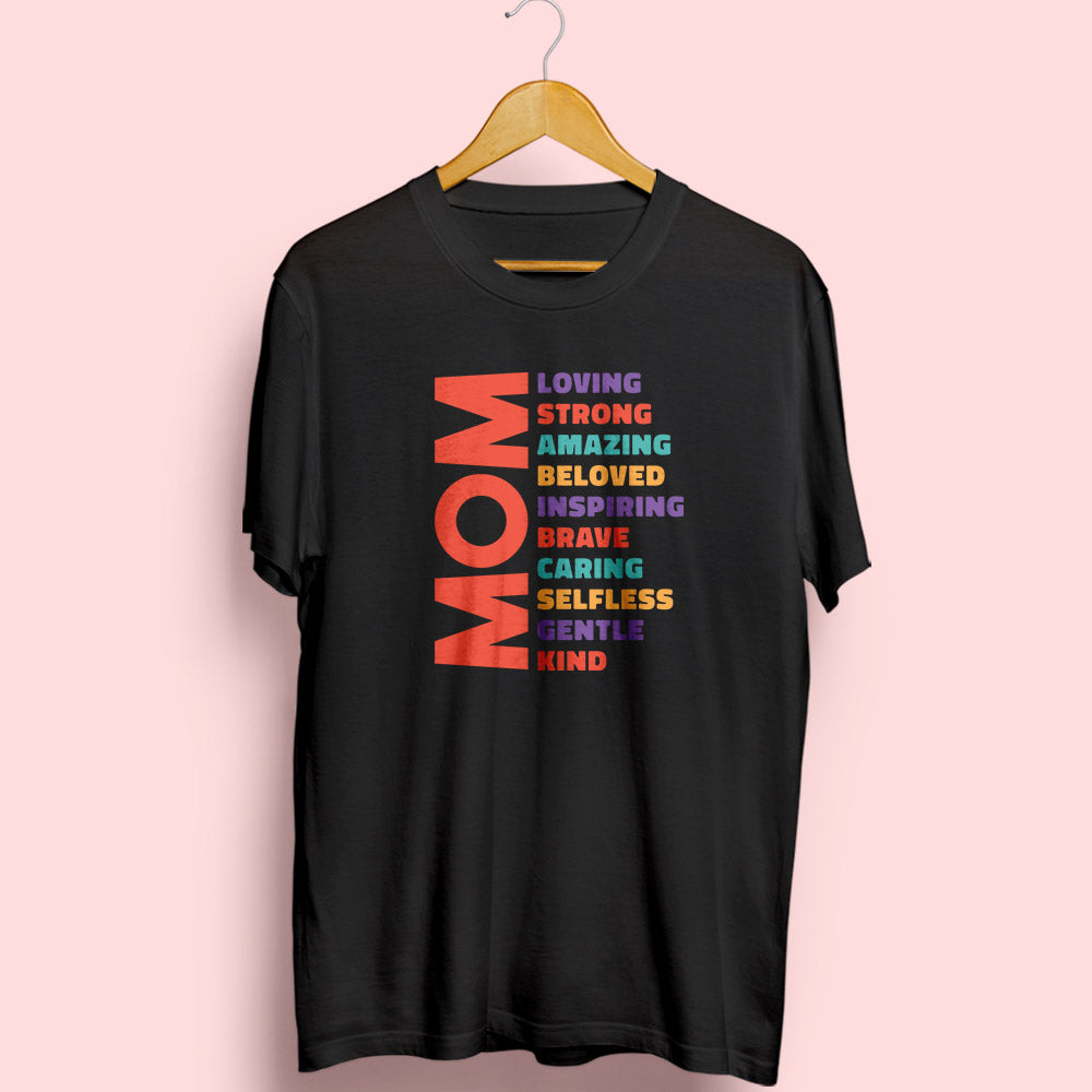 Mom Half Sleeve T-Shirt - Soul & Peace
