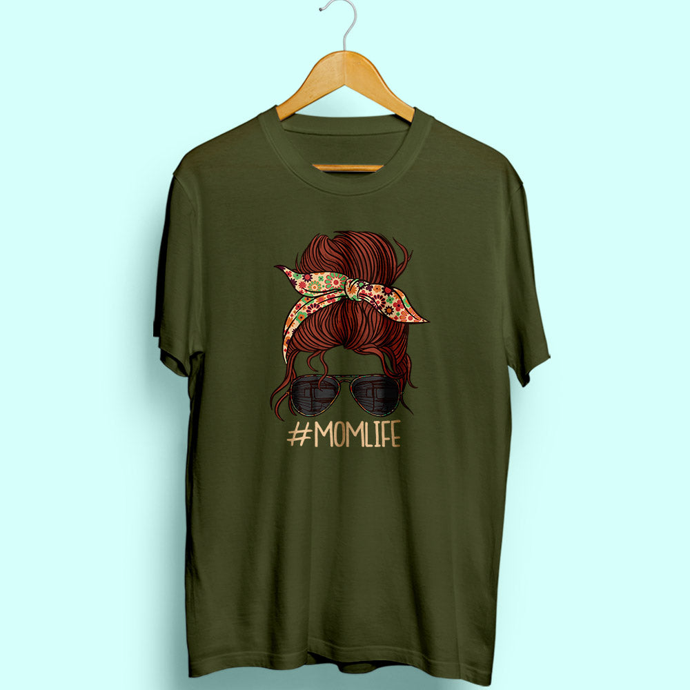Mom Life Half Sleeve T-Shirt - Soul & Peace