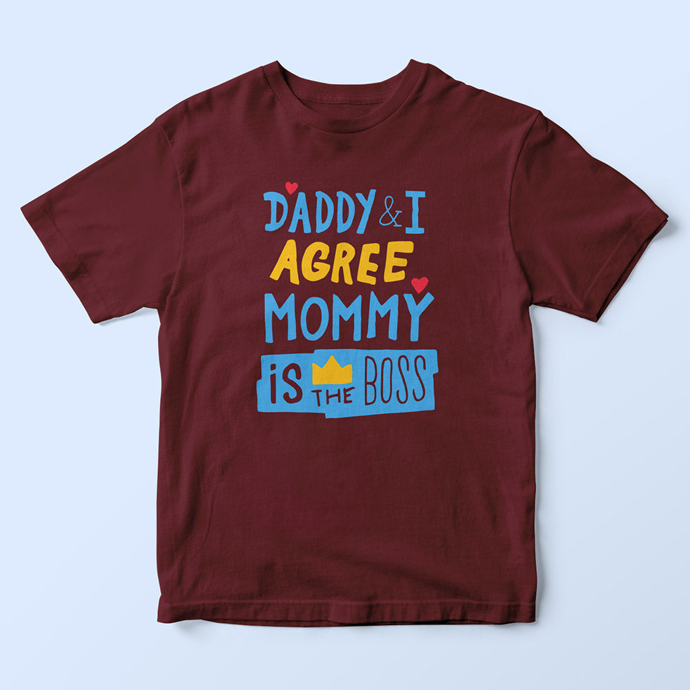 Mommy Is The Boss Kids T-Shirt - Soul & Peace