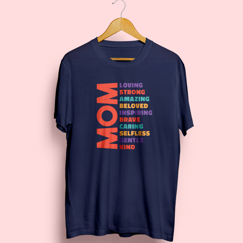 Mom Half Sleeve T-Shirt - Soul & Peace