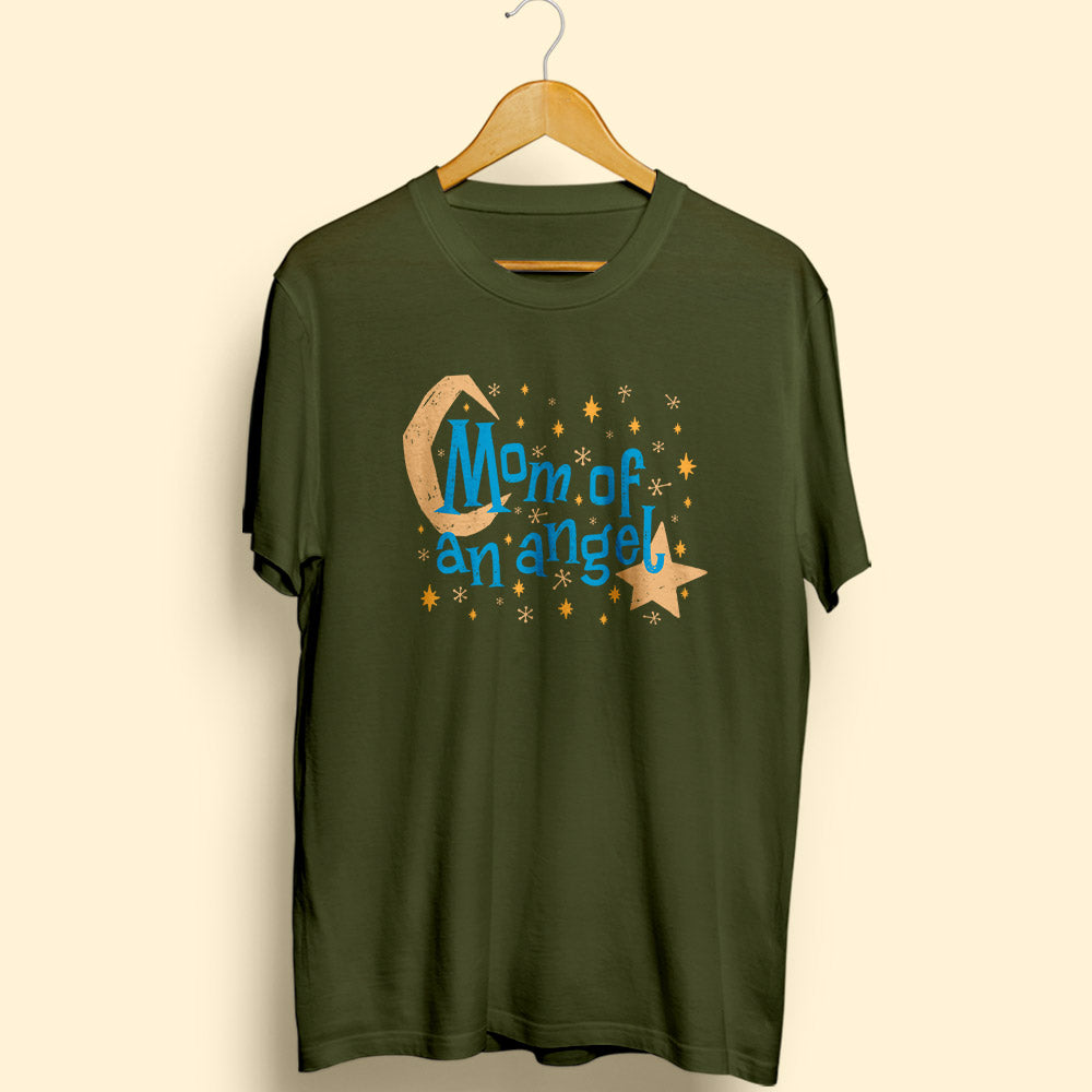 Mom of an Angel Half Sleeve T-Shirt - Soul & Peace