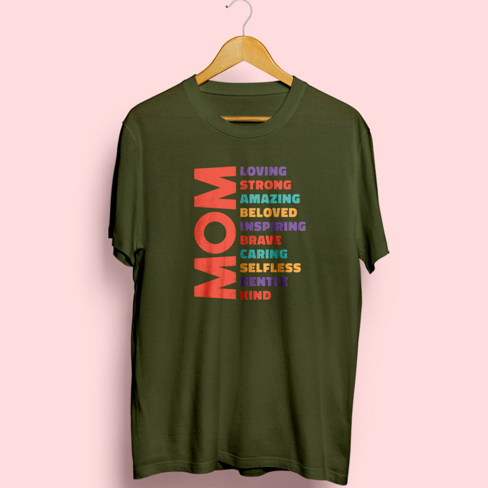 Mom Half Sleeve T-Shirt - Soul & Peace
