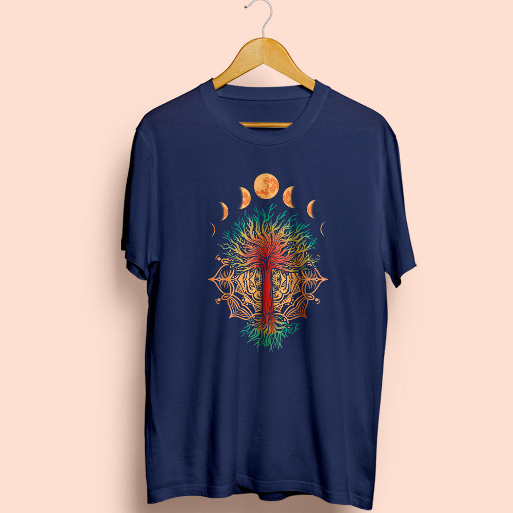 Moon Phases Half Sleeve T-Shirt - Soul & Peace