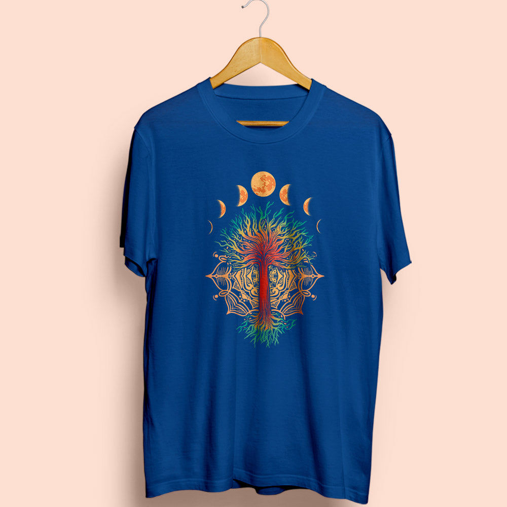 Moon Phases Half Sleeve T-Shirt - Soul & Peace